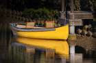 Yellow Canoe Art Print